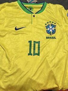 New ListingNeymar Brazil World Cup 2022 Home Jersey
