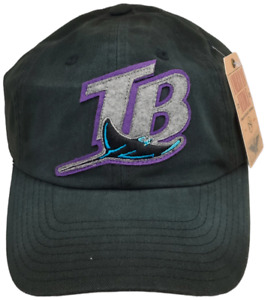 Tampa Bay Devil Rays Cooperstown Collection Washed Slouch Hat Dad Cap