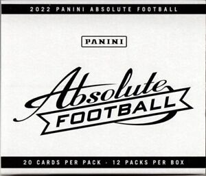2022 Panini Absolute NFL Football CELLO BOX Value Pack 12 Packs KABOOM Chase HOT