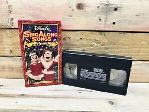 Disney Sing Along Songs VHS Tape The Twelve Days of Christmas Volume 12 Vintage