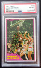 1981 Topps West Super Action #109 Magic Johnson Los Angeles Lakers ROOKIE PSA 8