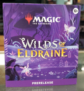 MtG: Wilds Of Eldraine 2023 Prerelease Kit: 6 Boosters, Spindown, and Promo NEW