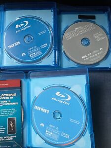 Iron Man 1, 2 & 3, Trilogy Marvel Collection (Blu-ray Disc), 3 Movies