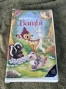 New ListingVintage Disney BAMBI Black Diamond Classics VHS #942 SEALED UNOPENED