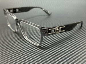 VERSACE VE3346 593 Grey Transparent Men's 55 mm Eyeglasses