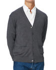 Brooks Brothers Men Gray Merino Wool Cardigan Sweater** US XXL