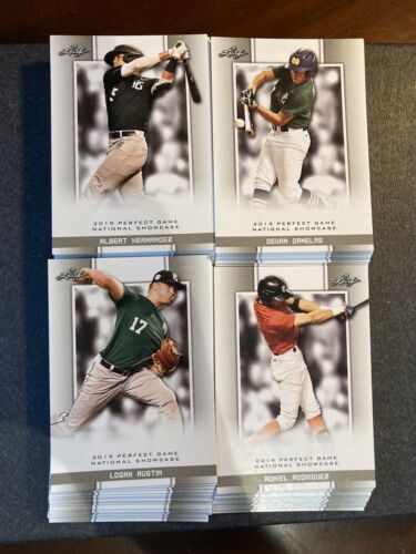 75 Card lot (no dupes) 2019 Leaf Perfect Game NIKE All-American Rookies