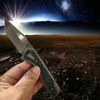 Brian Brown Knives Corvus Titanium Arctic Storm Fat Carbon M390 Knife Folder 🔥