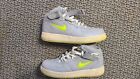 Nike Air Force 1 Mid '07 Mens 12 Mid Top Athletic Wolf Grey Volt 315123-070