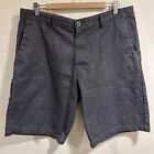 Burnside Men's Casual Shorts Size 36 Solid Gray