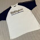 Vtg West Virginia Mountaineers Shirt Men Large Stitch 90s Embroidered Football