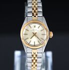 Vintage 14K Gold Rolex Oyster Perpetual 25mm Champagne Dial Jubilee Watch 6719