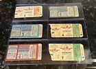 1947-1957 World Series Ticket Stubs w Lot of 42 Different Including 7 PSA Graded
