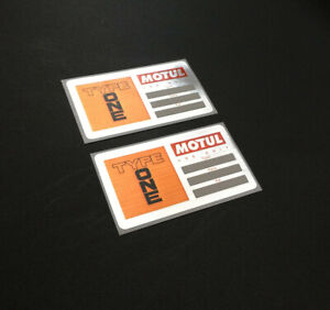 Pair of Spoon Motul  TYPE ONE Oil Decal Sticker for Civic S2000 