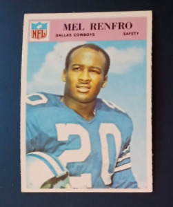 1966 Philadelphia Gum Mel Renfro (HOF) Card #63 near mint (see scan)