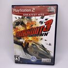 PS2 Burnout 3: Takedown (Sony PlayStation 2, 2004) Greatest Hits CIB Complete