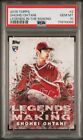 New Listing2018 Topps Shohei Ohtani Legends In The Making #2 Rookie PSA 10 Gem Mint Dodgers