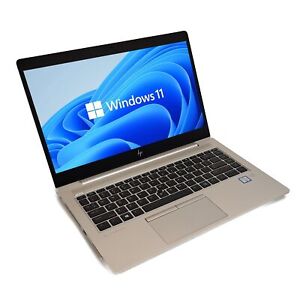 Fast Windows 11 HP EliteBook 840 G5 Laptops Sleek Thin & Light Webcam i5
