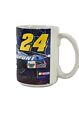 Avon Jeff Gordon Dupont Car Coffee Mug White Nascar #24 Blue Pepsi Points Champ