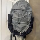 The North Face Borealis Backpack School Laptop Bag Work Light Grey And Navy Blue