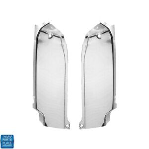 1966 Impala Bel Air Fender Extension Moulding Moldings Pair New (For: More than one vehicle)