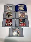 Nintendo 64 Game Lot Of 7 Sport And  Wrestling Games