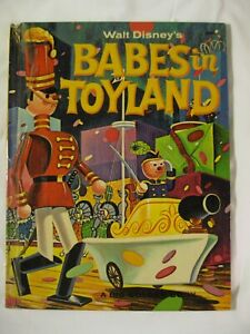 Babes in Toyland 1961 Hard Cover, Walt Disney, Big Golden Book, Vintage