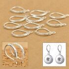 100pcs Sterling Silver 925 Earring Hooks Beads For Jewelry Making Ear Wires Set