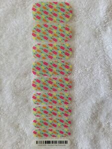 New ListingJamberry Nail Wraps Half Sheet - Hostess May Exclusive Popsicle