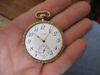 Antique 1800's Waltham Men's  Pocket Watch Gold Filled Case For Repairs