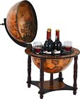 Bar Globe Old World Italian Wine Liquor Cabinet Storage Style Mini Stand New Map