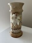 Whole Earth Clay Works | Vintage Tall Vase | Floral