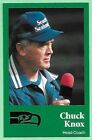 Chuck Knox Seattle Seahawks 1990 Police Card