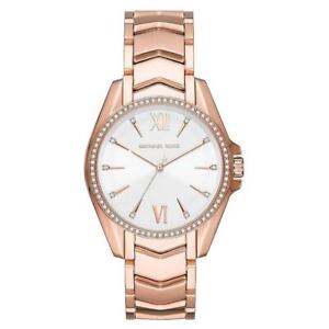 Michael Kors Ladies Whitney Stainless Steel Rose Gold Wrist Watch MK6694