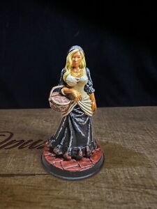 Hand Painted Human Peasant SFW Pinup 32mm Miniature/ DnD/ Pathfinder/ D&D RPG