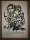 Avengers Tyler Stout Gold Movie Art Print Limited Marvel Handbill Poster