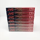 New ListingLot Of (7) JVC T-120 SX High Performance 6 Hour Blank VHS Tapes - New Unopened
