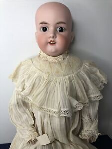 27” Antique Armand Marseille Doll Germany 370 A & M Leather Body Compo Arms #o