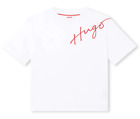 Hugo Boss Kids Short Sleeve Tee-Shirt White [G25105-10P]