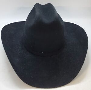 Cody James 3X Black Wool Blend Belted Cowboy Hat Men’s Size 7 1/4
