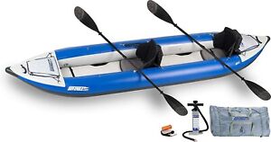 Sea Eagle 420x Pro Carbon Package Inflatable Kayak Class 4 Whitewater Rapids ✅