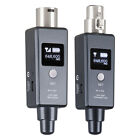 Wireless Microphone System XLR Transmitter Receiver Adapter For Speaker G2V8