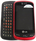 LG Xpression / Expression C395 - Red ( AT&T ) Cellular Keyboard Phone