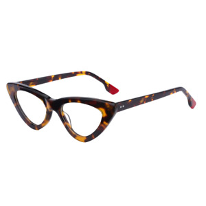 Retro Small Cat Eye Eyeglasses Women Acetate Glasses Fashion Full Rim Vintage
