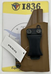 1836 Kydex Tagua Gunleather Glock 19 Holster W/TLR7 Coyote Brown R/H DTR-G2-372