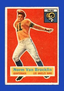 1956 Topps Set-Break #  6 Norm Van Brocklin VG-VGEX (crease) *GMCARDS*