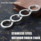 4x Stainless Steel Outdoor Rotatable Folding Ring Clasp Ring for Hiking Men Hot