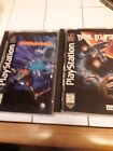 Vintage Lot Of 2 Ps1 Longbox Games NOVA STORM and TOTAL ECLIPSE TURBO Games Work