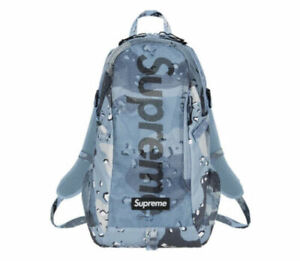 Supreme for SS20 Blue Chocolate Chip Mesh Backpack NEW