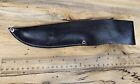 Black Leather Sheath For Straight Fixed Blade Knife Up To 5